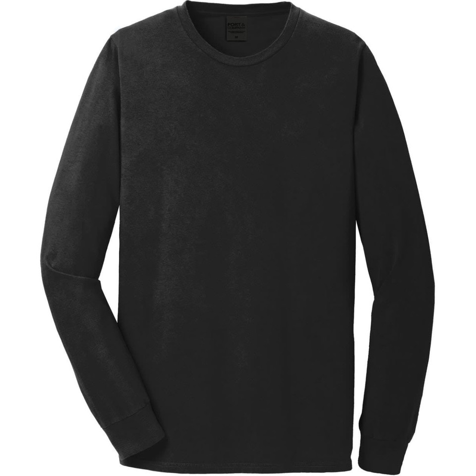 Port & Company Pigment-Dyed Long Sleeve Tee