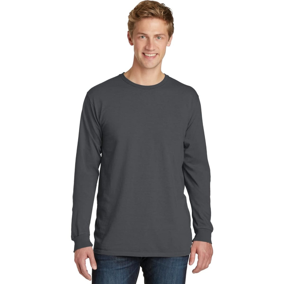 Port & Company Pigment-Dyed Long Sleeve Tee