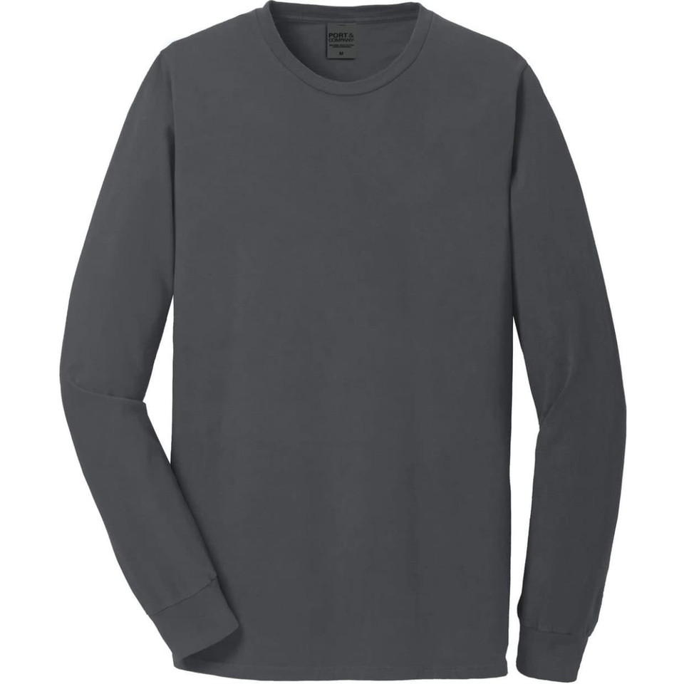 Port & Company Pigment-Dyed Long Sleeve Tee