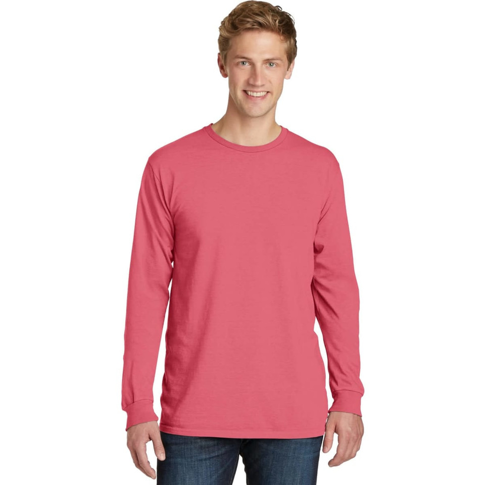 Port & Company Pigment-Dyed Long Sleeve Tee