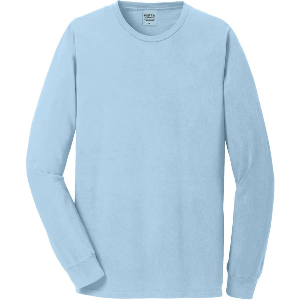Port & Company Pigment-Dyed Long Sleeve Tee