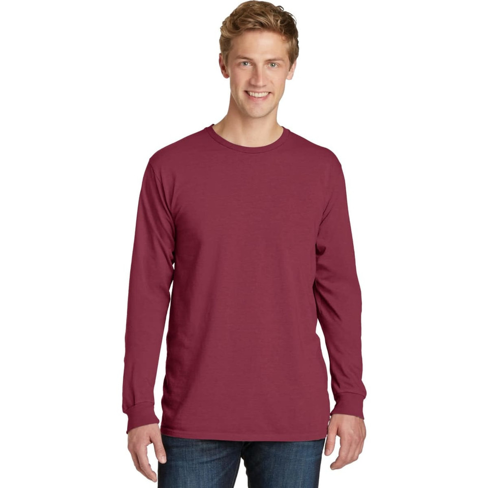 Port & Company Pigment-Dyed Long Sleeve Tee