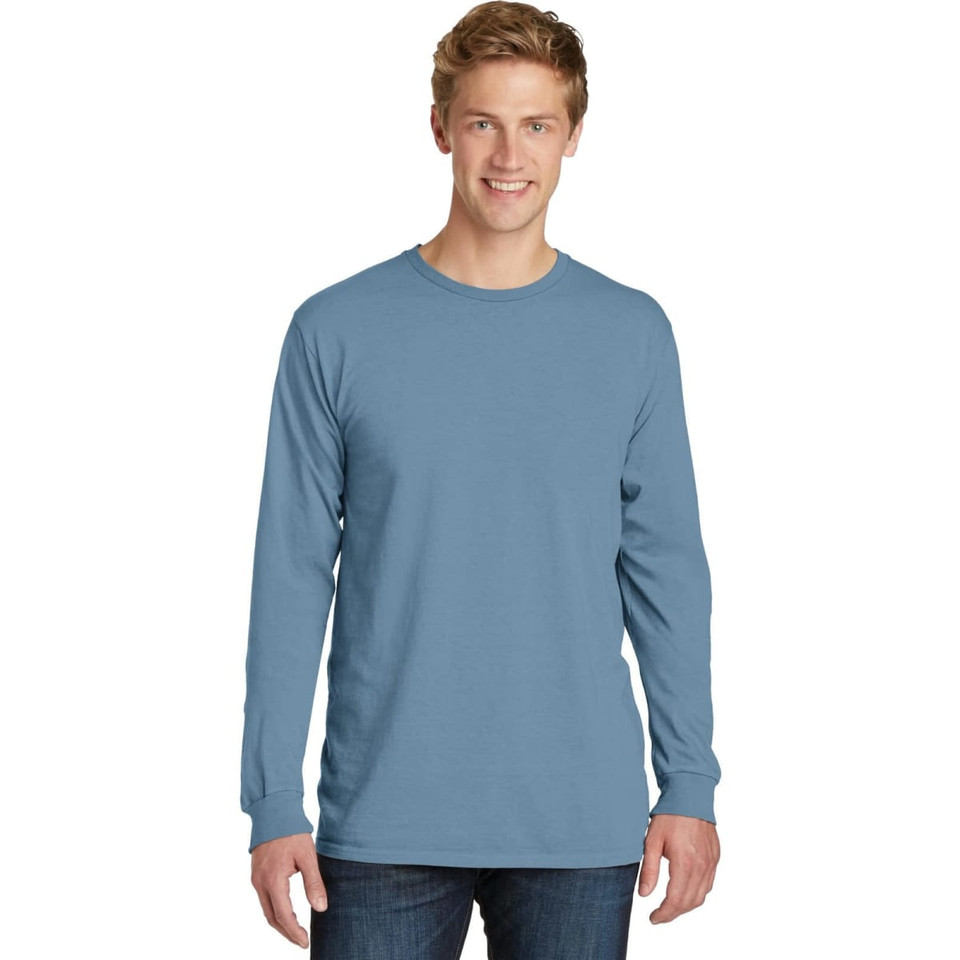 Port & Company Pigment-Dyed Long Sleeve Tee