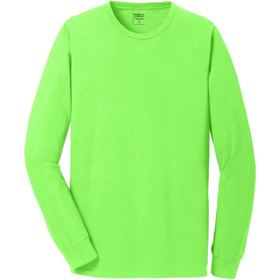 Port & Company Pigment-Dyed Long Sleeve Tee