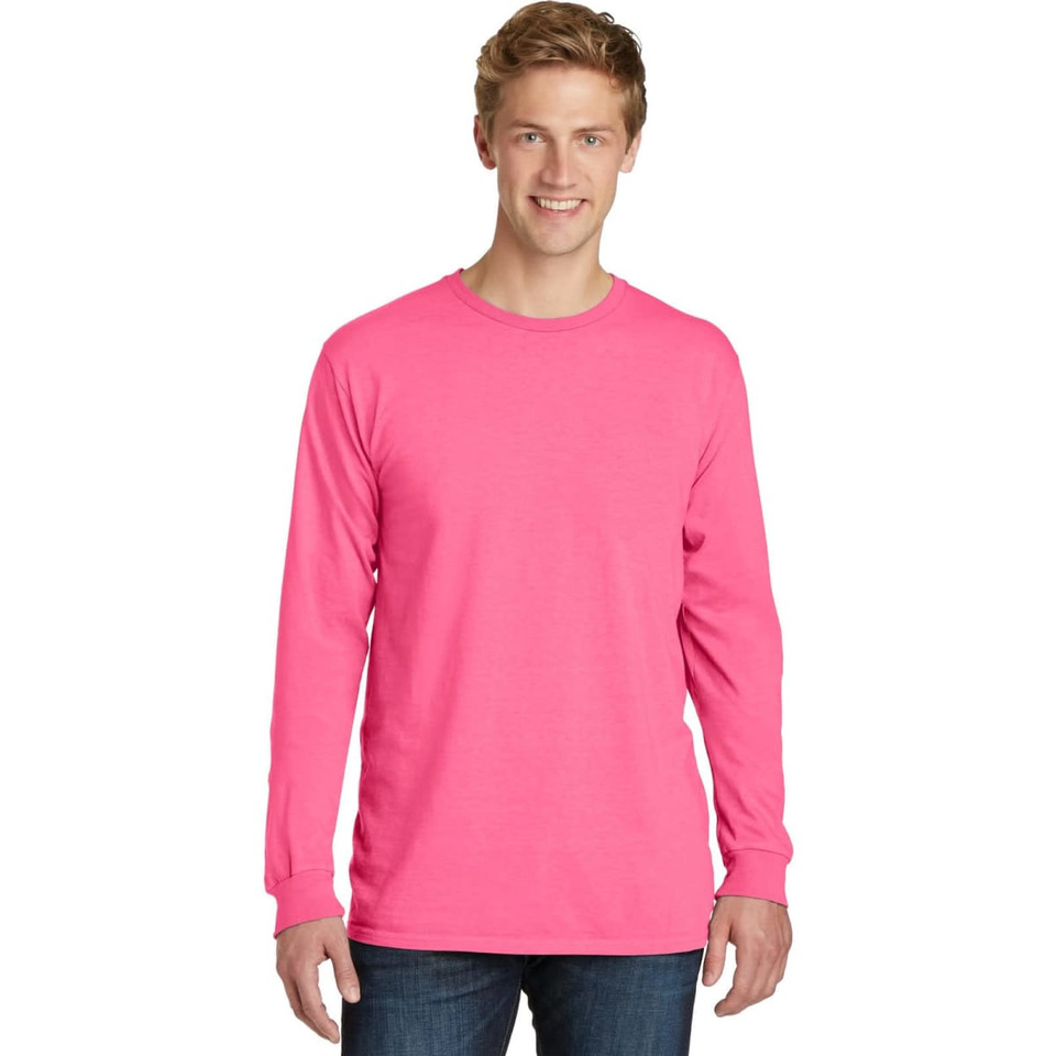 Port & Company Pigment-Dyed Long Sleeve Tee