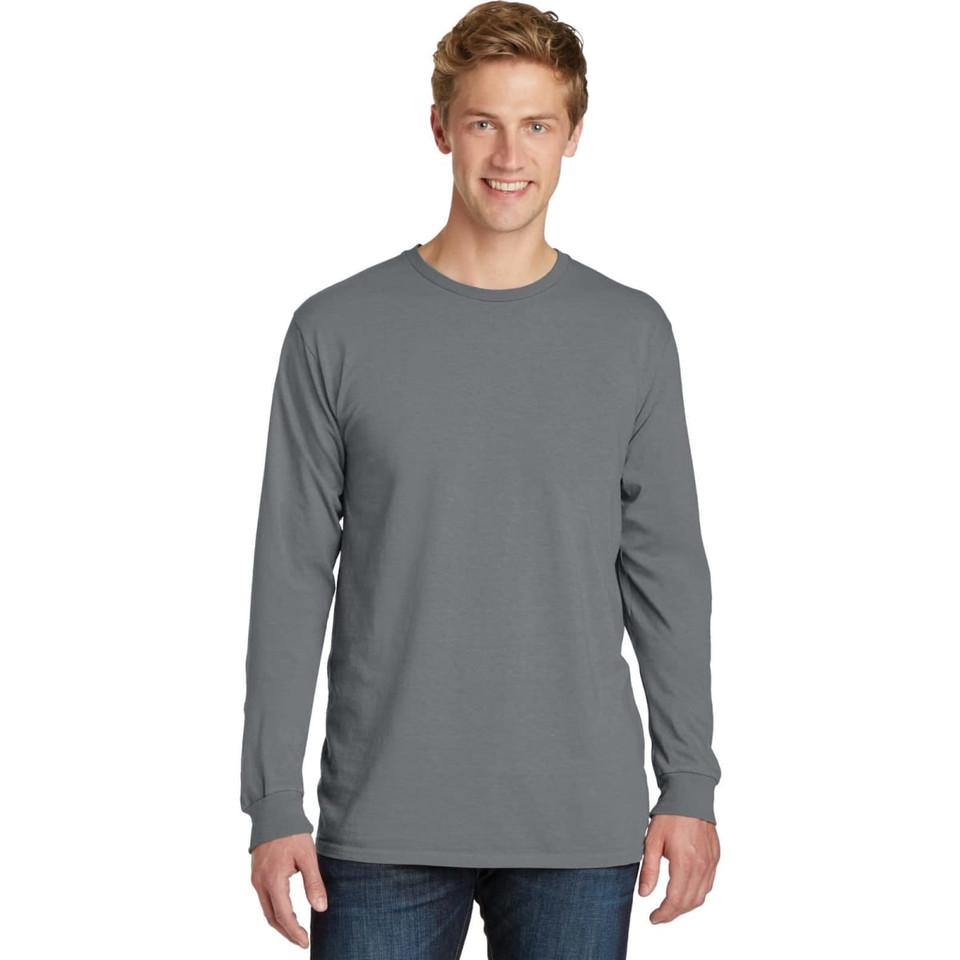 Port & Company Pigment-Dyed Long Sleeve Tee