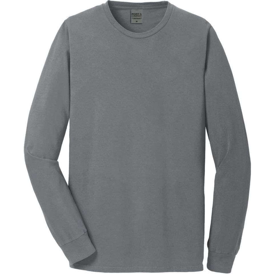 Port & Company Pigment-Dyed Long Sleeve Tee