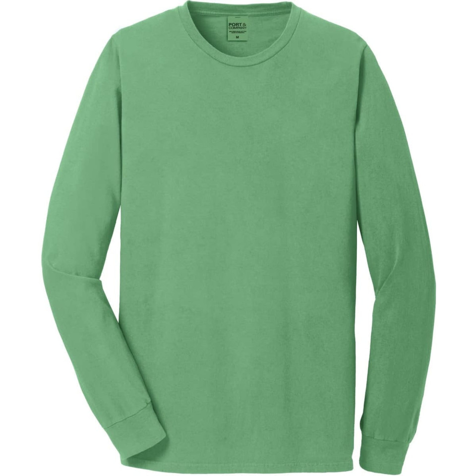 Port & Company Pigment-Dyed Long Sleeve Tee