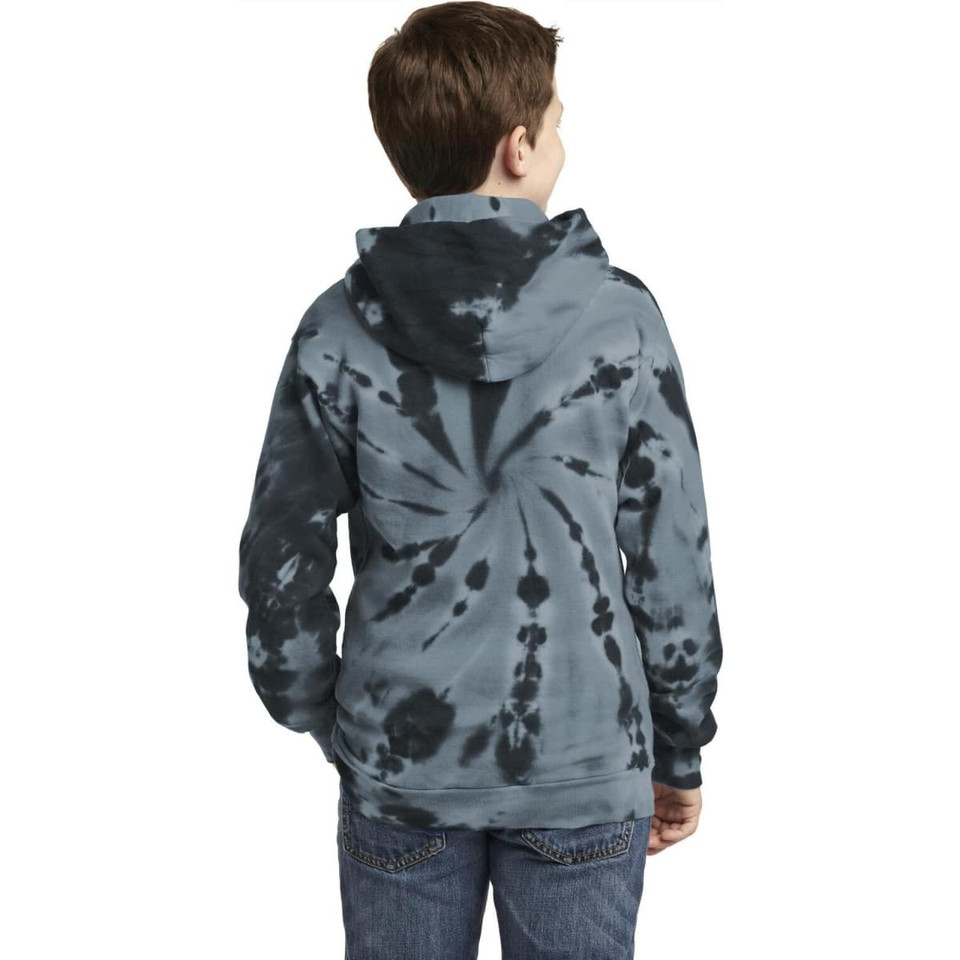 Port & Company Youth Tie-Dye Pullover Hooded Sweatshirt