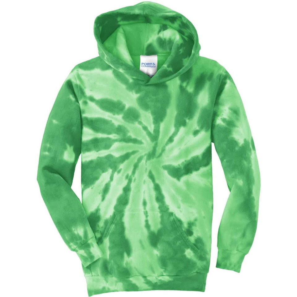 Port & Company Youth Tie-Dye Pullover Hooded Sweatshirt