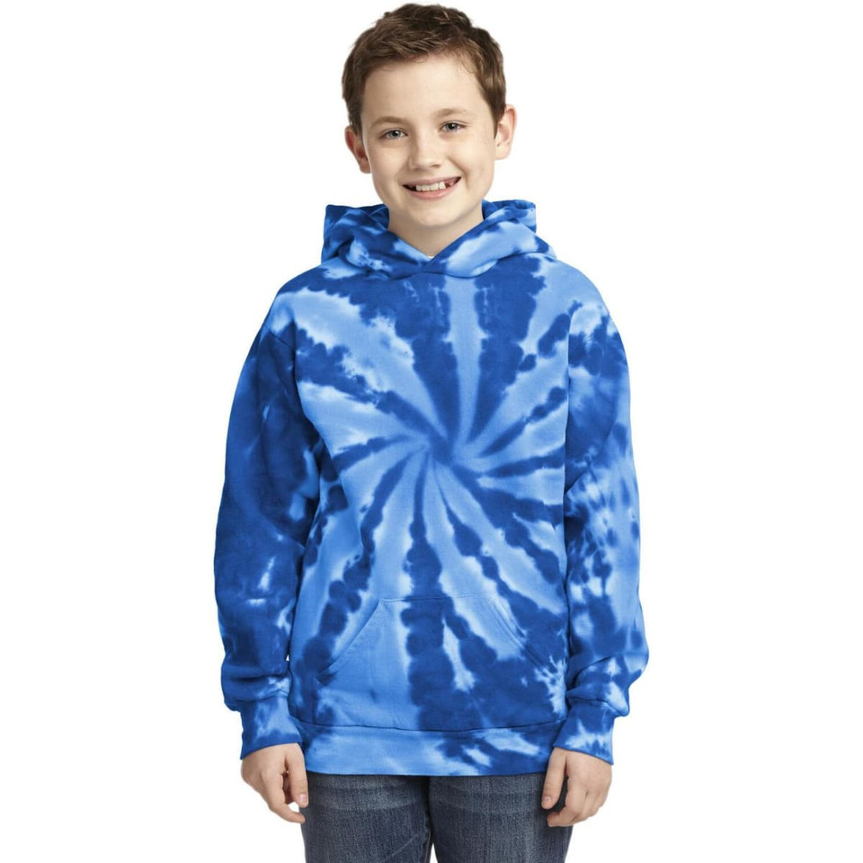 Port & Company Youth Tie-Dye Pullover Hooded Sweatshirt
