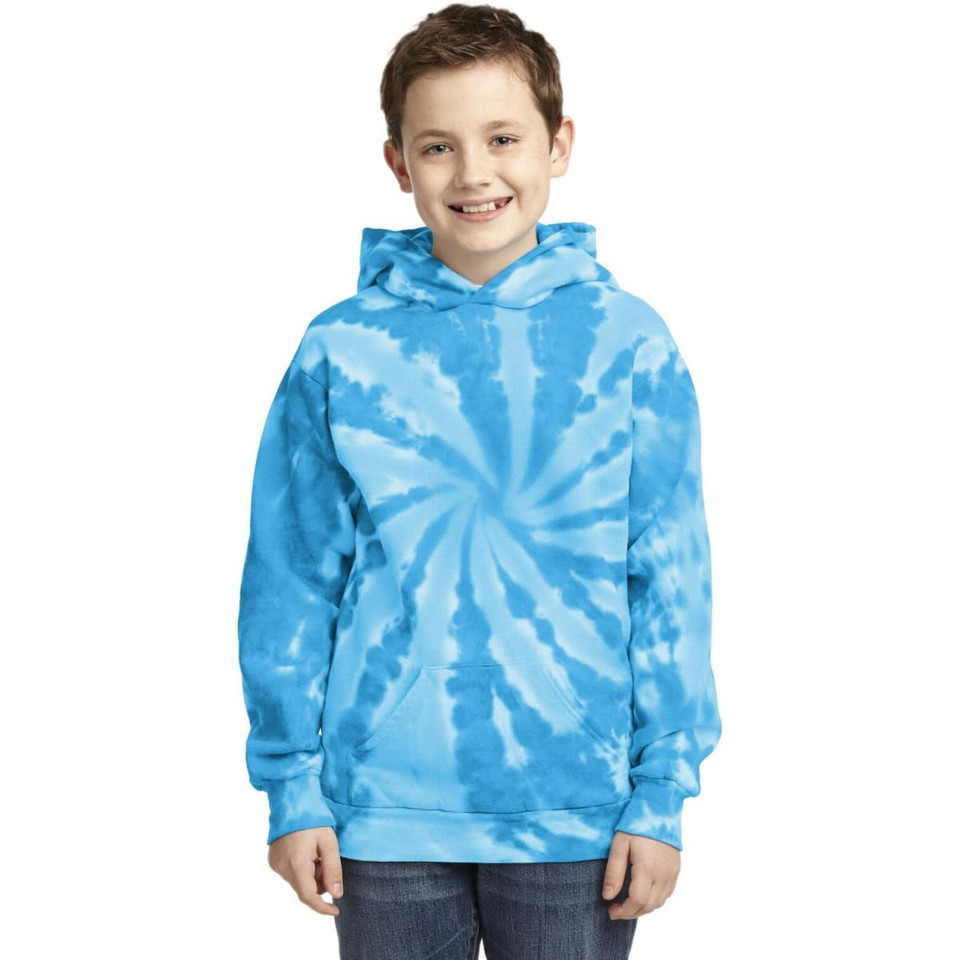Port & Company Youth Tie-Dye Pullover Hooded Sweatshirt