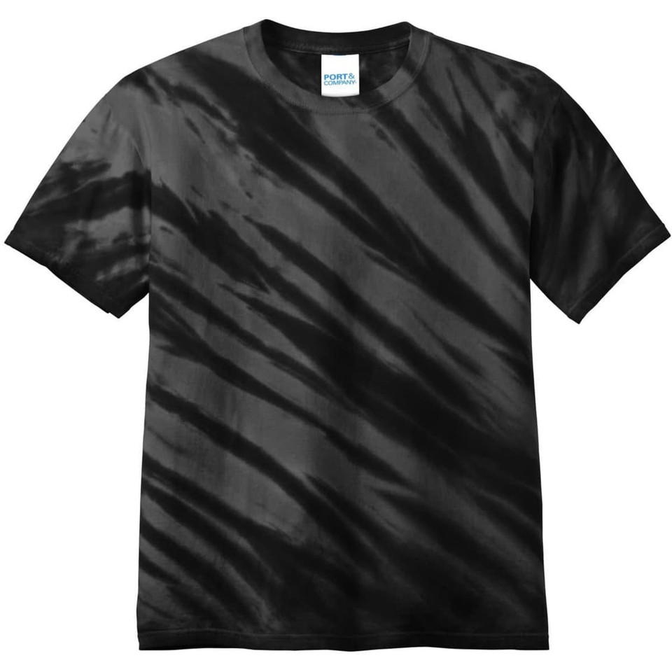 Port & Company - Tiger Stripe Tie-Dye Tee