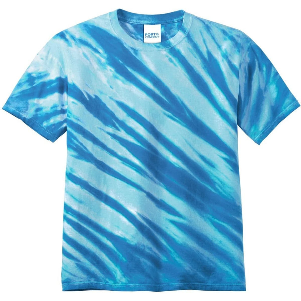 Port & Company - Tiger Stripe Tie-Dye Tee