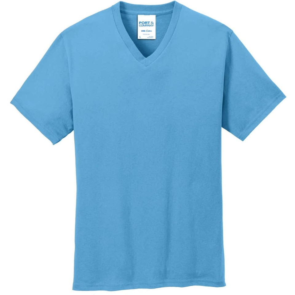 Port & Company Core Cotton V-Neck Tee