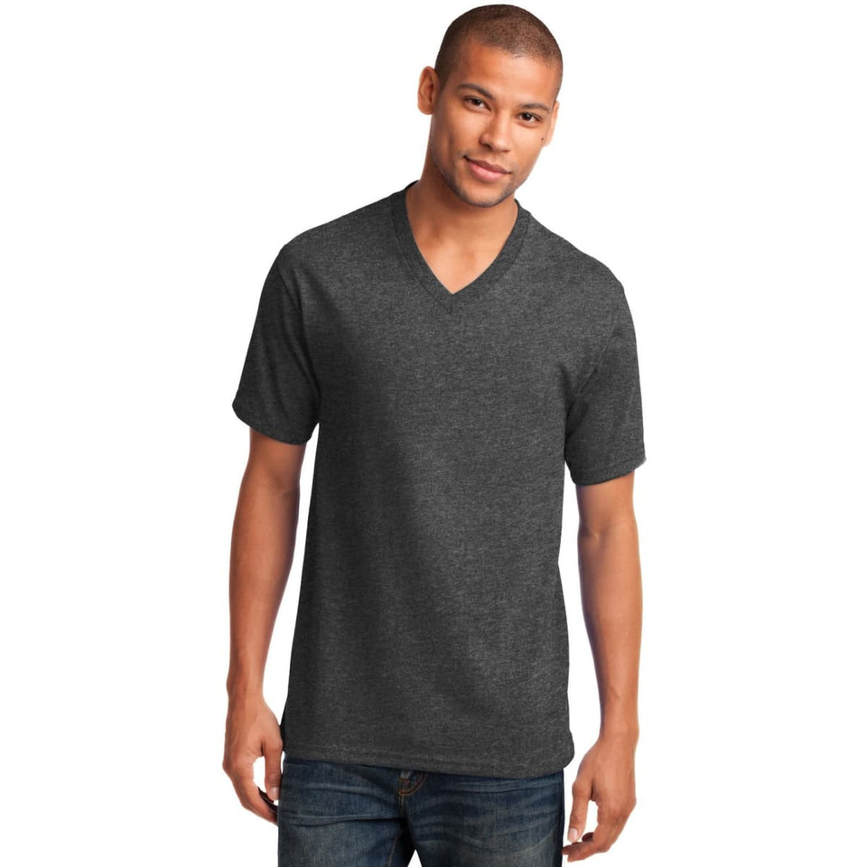 Port & Company Core Cotton V-Neck Tee