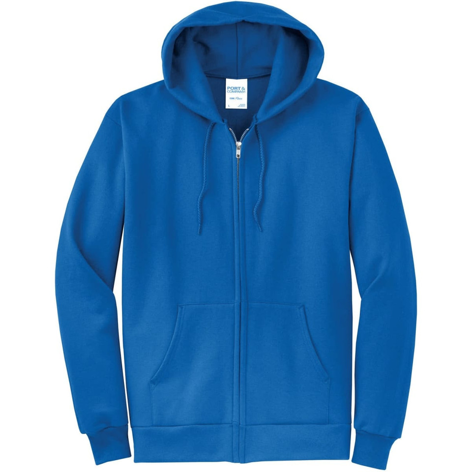 Port & Company - Core Fleece Full-Zip Hooded Sweatshirt