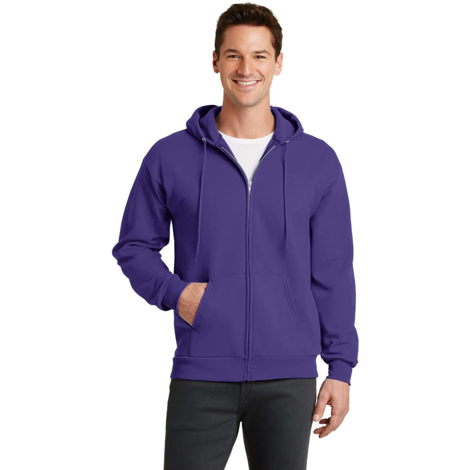 Port & Company - Core Fleece Full-Zip Hooded Sweatshirt