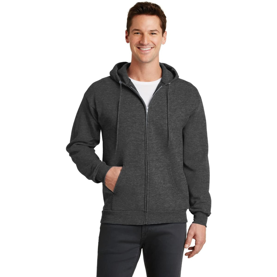 Port & Company - Core Fleece Full-Zip Hooded Sweatshirt