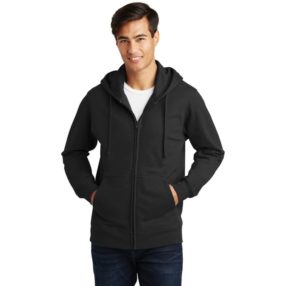 Port & Company Fan Favorite Fleece Full-Zip Hooded Sweatshirt