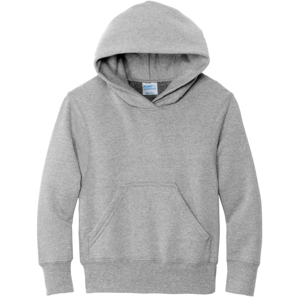 Port & Company - Youth Core Fleece Pullover Hooded Sweatshirt