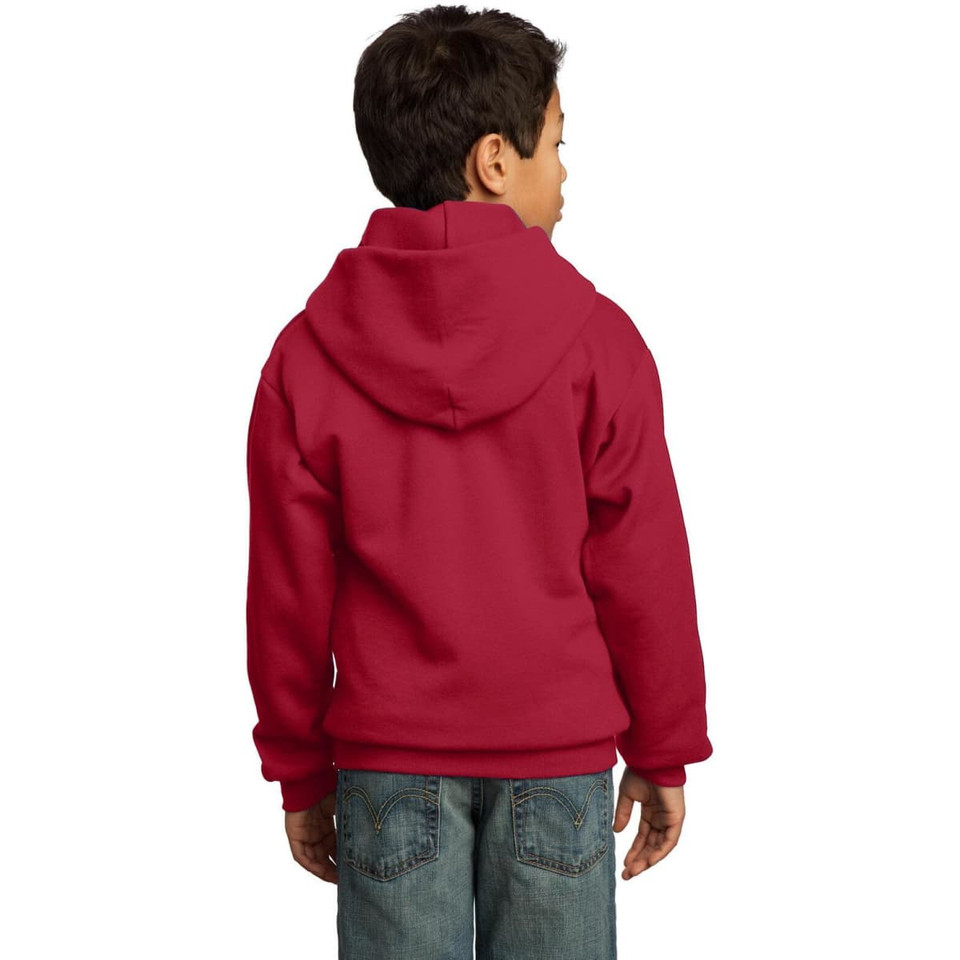 Port & Company - Youth Core Fleece Pullover Hooded Sweatshirt