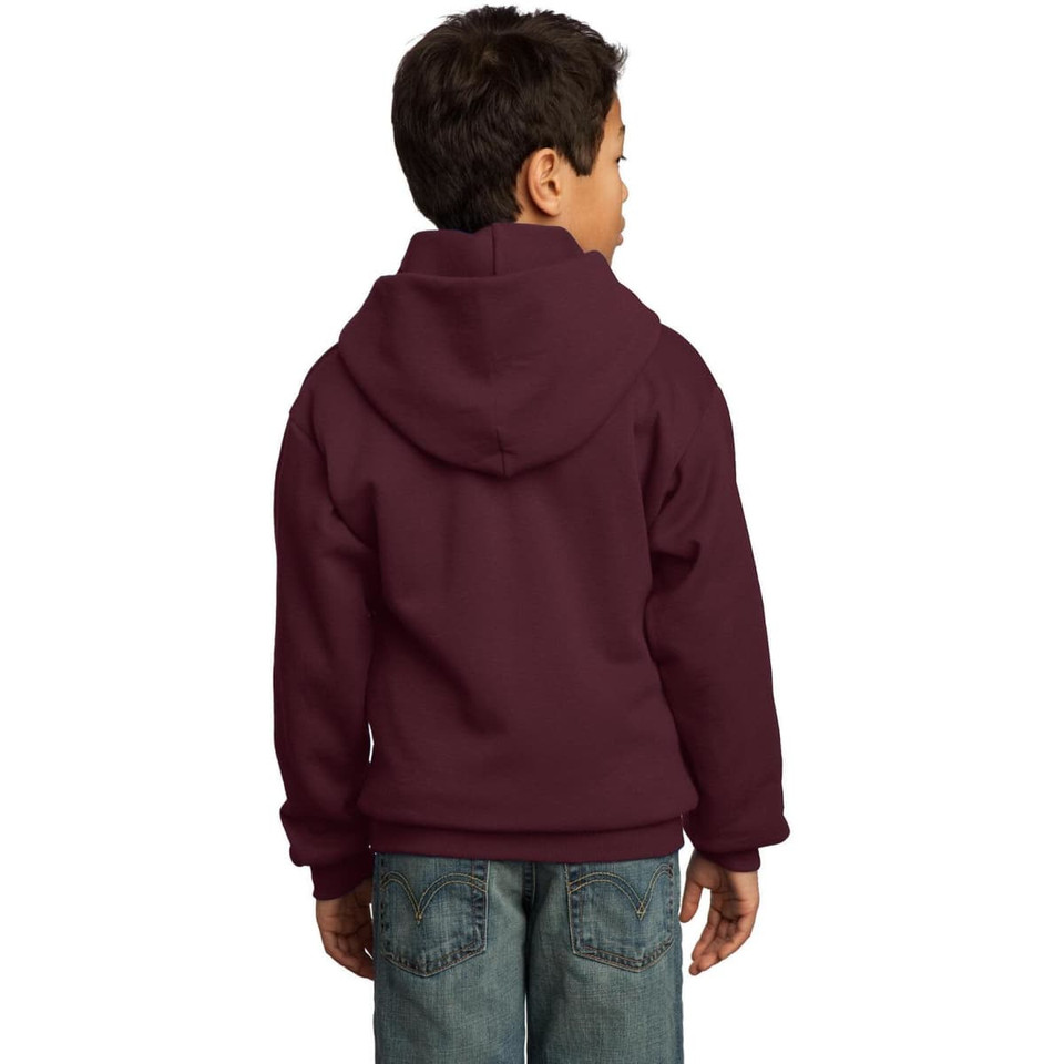 Port & Company - Youth Core Fleece Pullover Hooded Sweatshirt