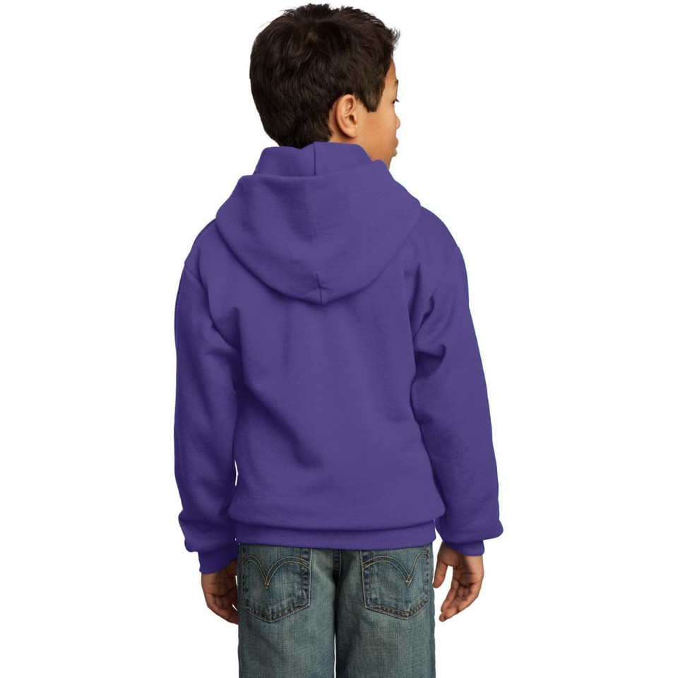 Port & Company - Youth Core Fleece Pullover Hooded Sweatshirt