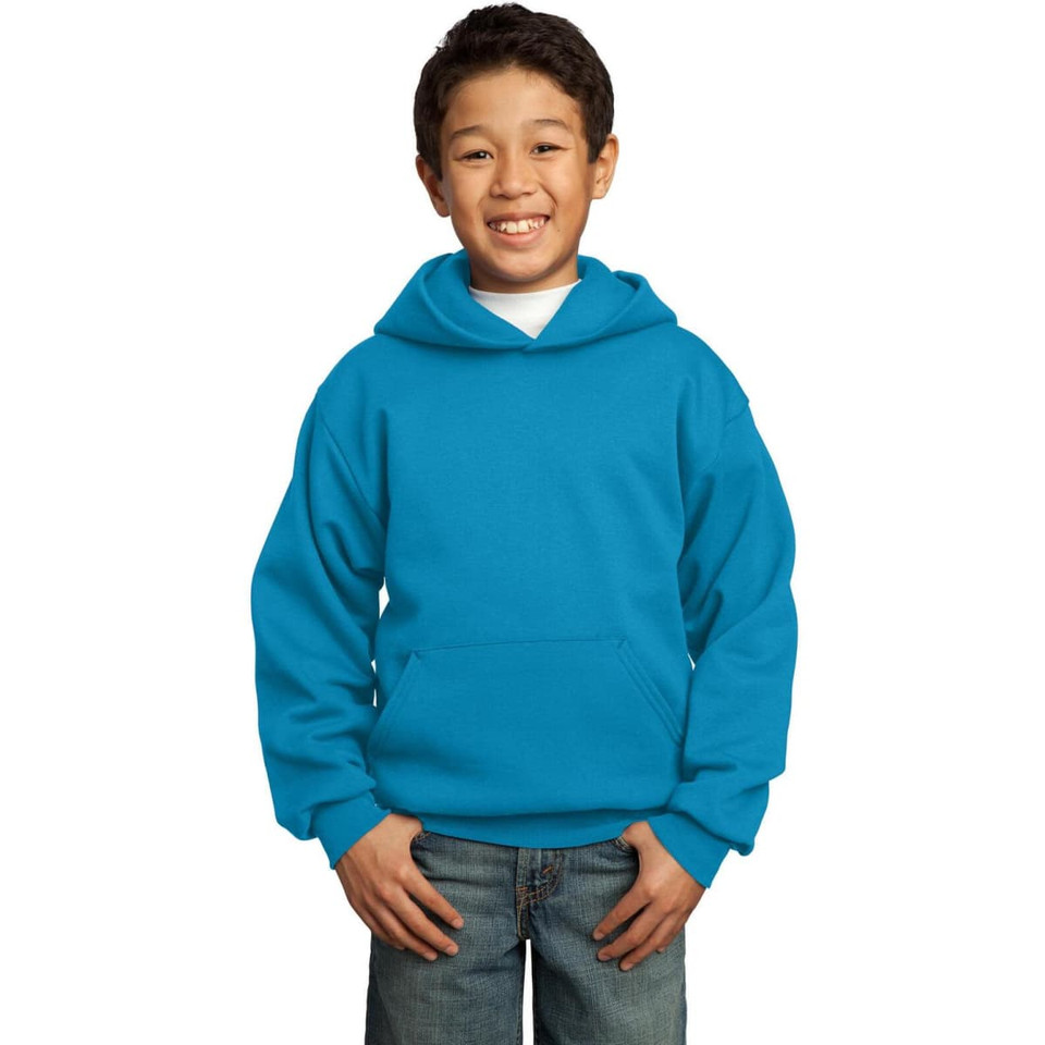 Port & Company - Youth Core Fleece Pullover Hooded Sweatshirt