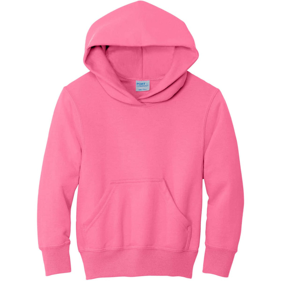 Port & Company - Youth Core Fleece Pullover Hooded Sweatshirt