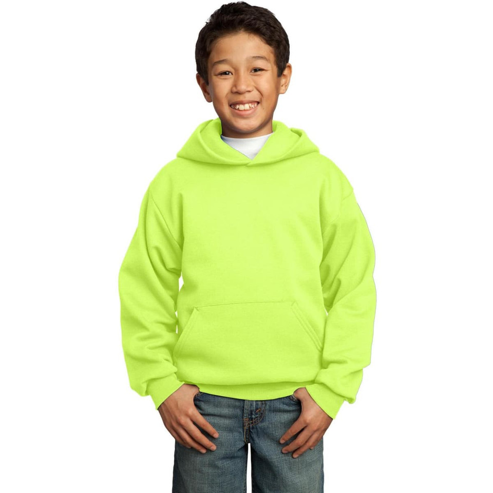 Port & Company - Youth Core Fleece Pullover Hooded Sweatshirt