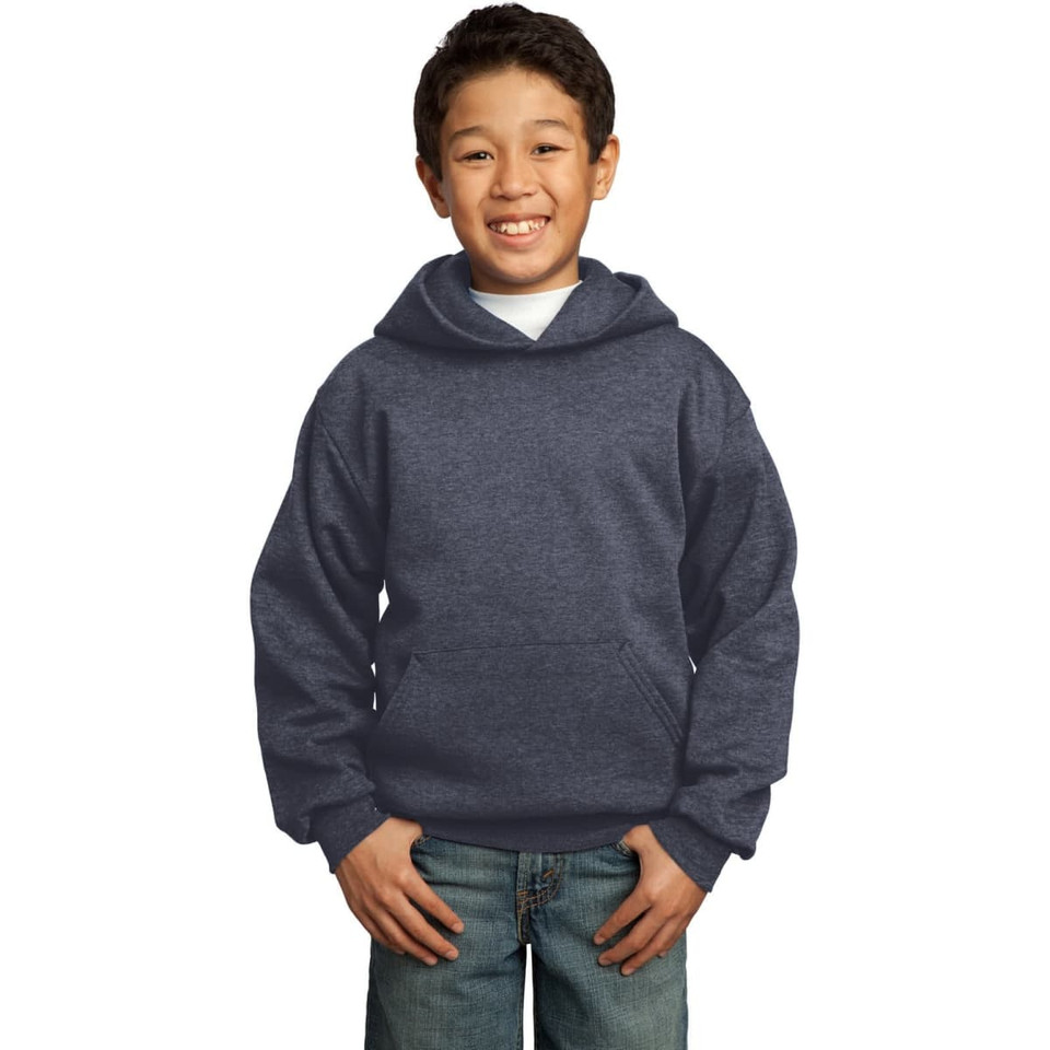 Port & Company - Youth Core Fleece Pullover Hooded Sweatshirt