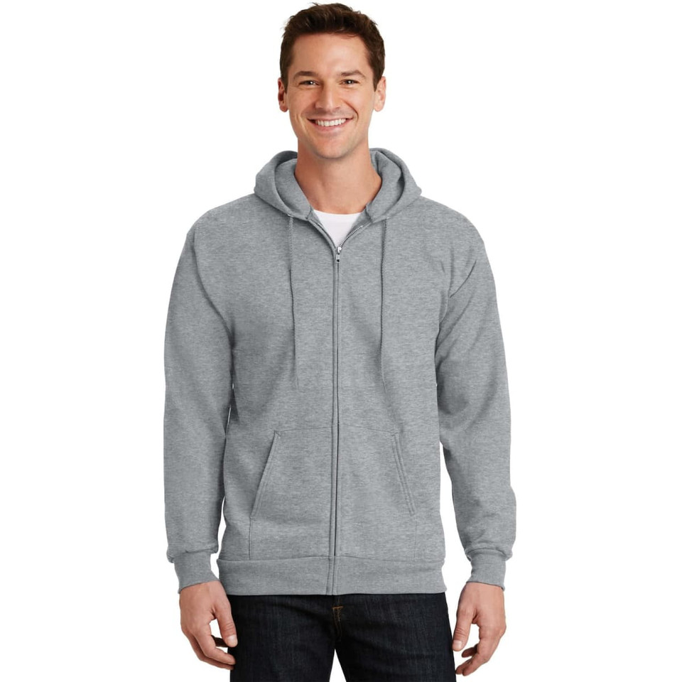 Port & Company -  Essential Fleece Full-Zip Hooded Sweatshirt