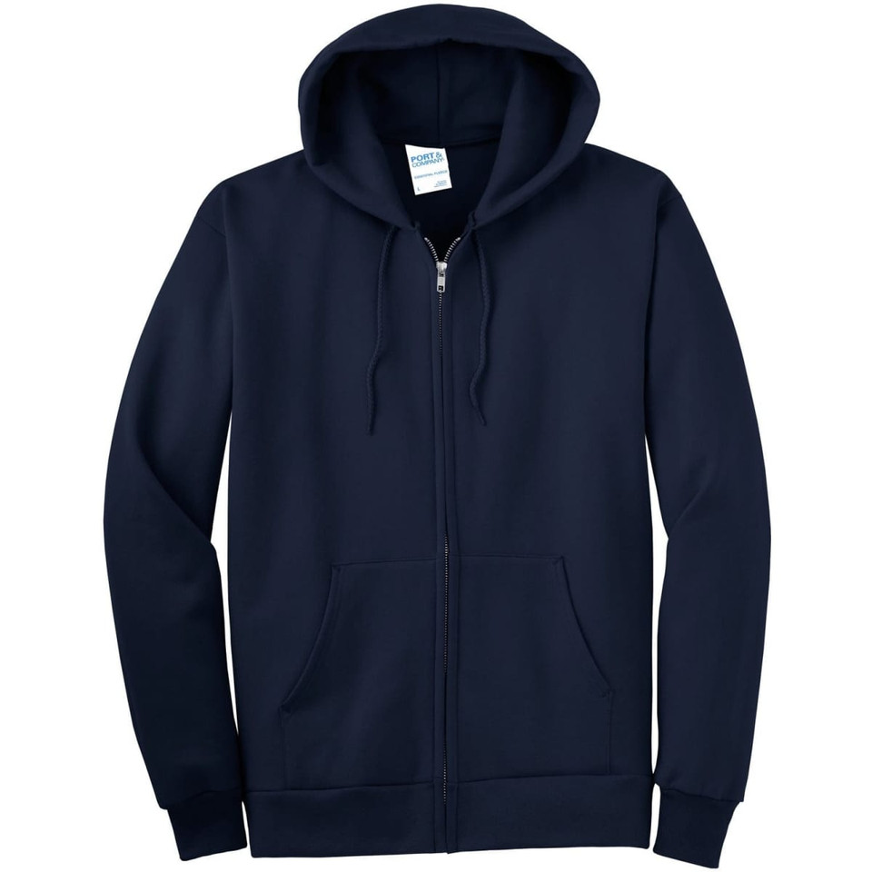 Port & Company -  Essential Fleece Full-Zip Hooded Sweatshirt