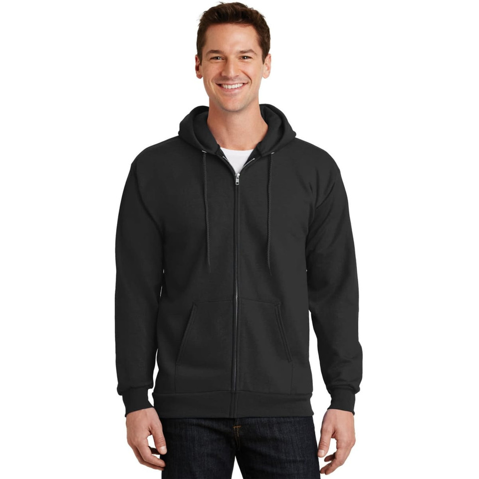 Port & Company -  Essential Fleece Full-Zip Hooded Sweatshirt
