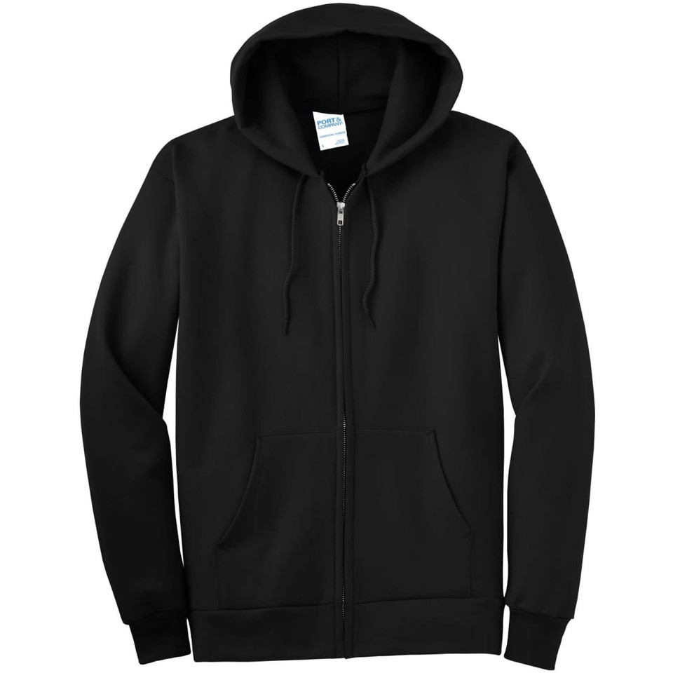 Port & Company -  Essential Fleece Full-Zip Hooded Sweatshirt