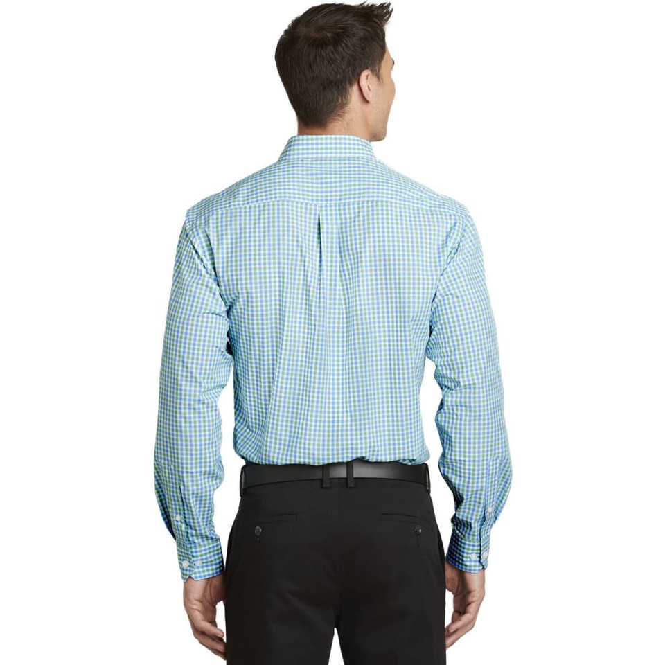 Port Authority Long Sleeve Gingham Easy Care Shirt