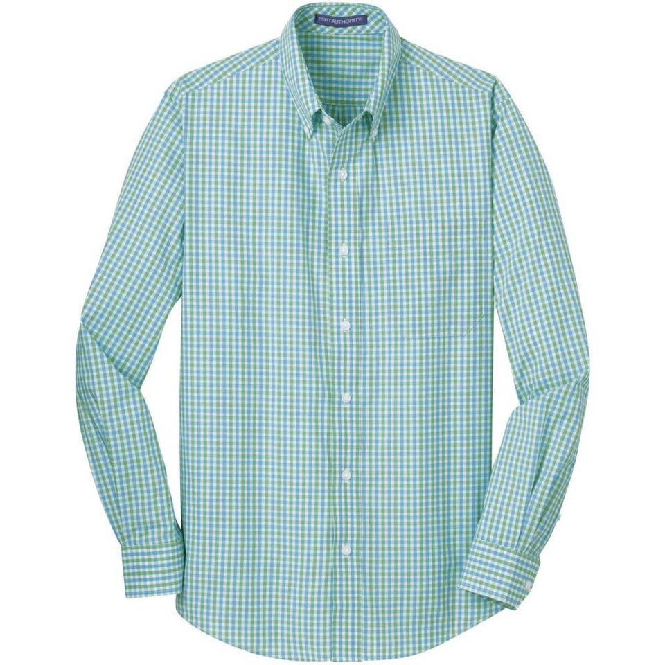 Port Authority Long Sleeve Gingham Easy Care Shirt
