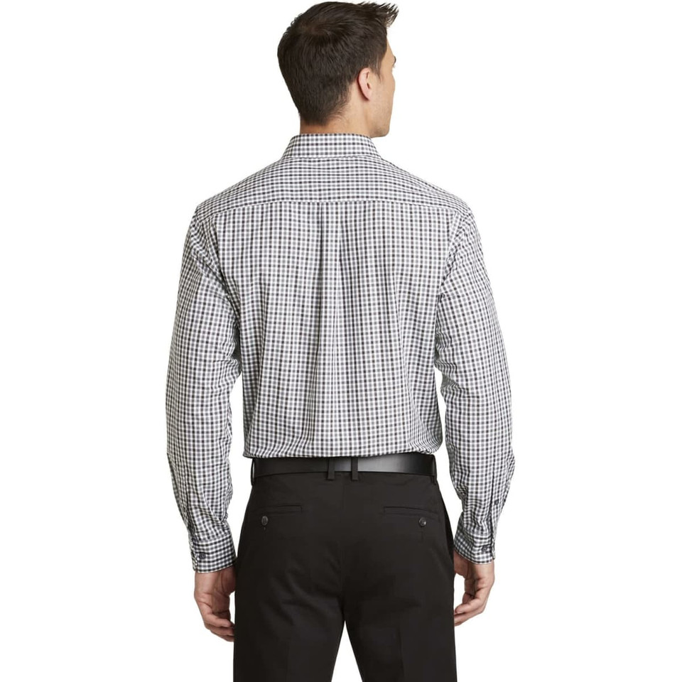 Port Authority Long Sleeve Gingham Easy Care Shirt