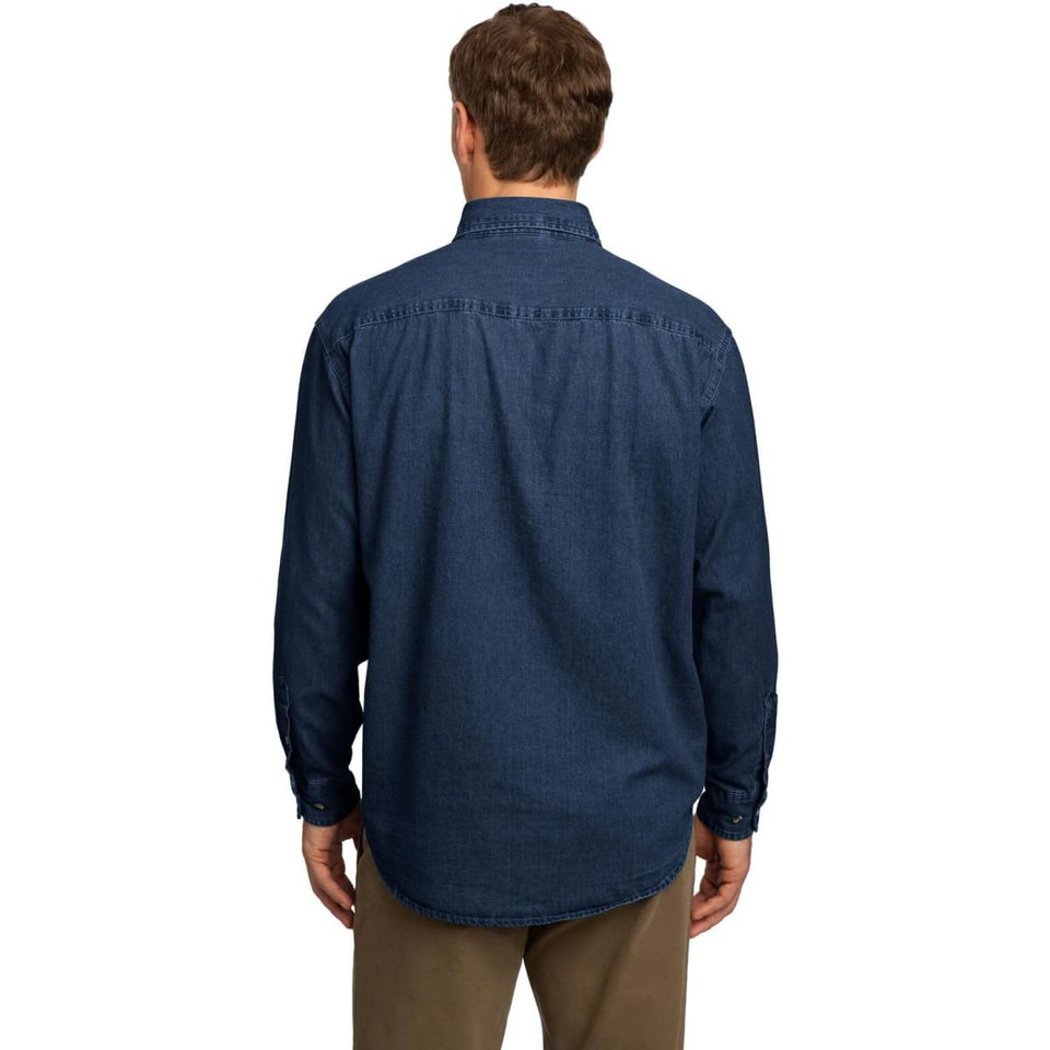 Port & Company - Long Sleeve Value Denim Shirt
