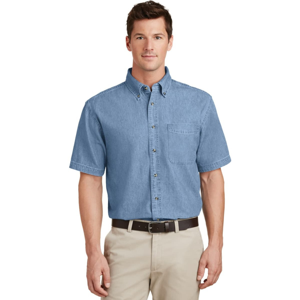 Port & Company - Short Sleeve Value Denim Shirt