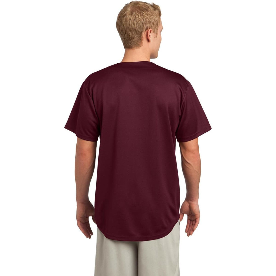 Sport-Tek PosiCharge Tough Mesh Full-Button Jersey