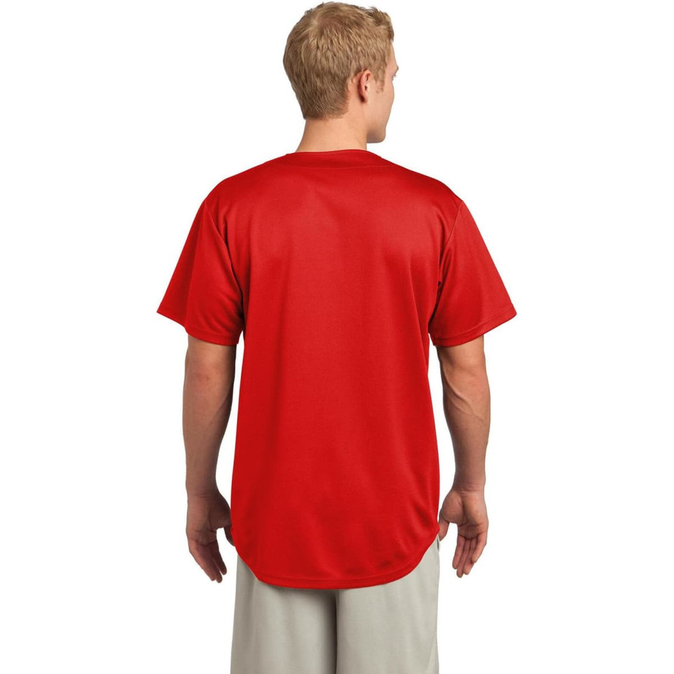 Sport-Tek PosiCharge Tough Mesh Full-Button Jersey