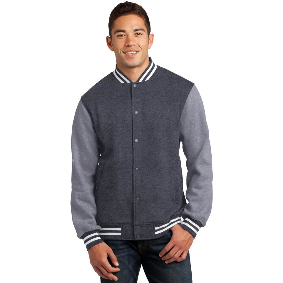 Sport-Tek Fleece Letterman Jacket