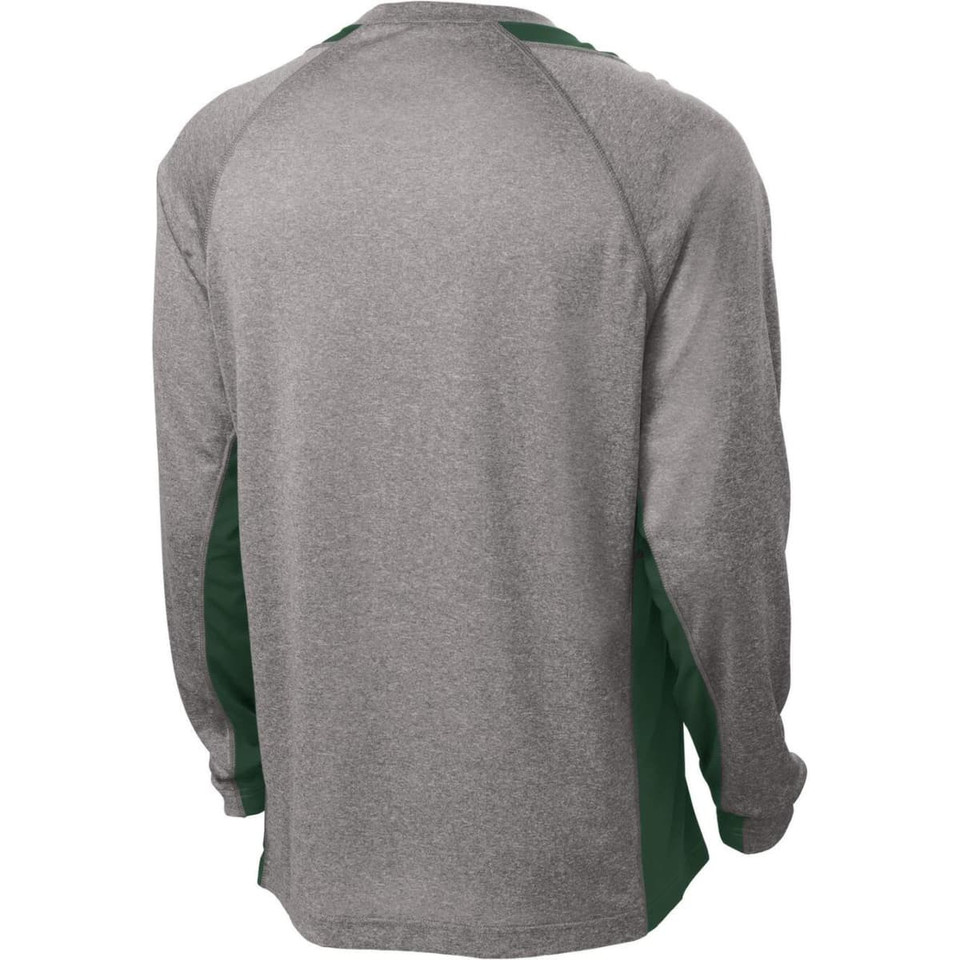 Sport-Tek Long Sleeve Heather Colorblock Contender Tee
