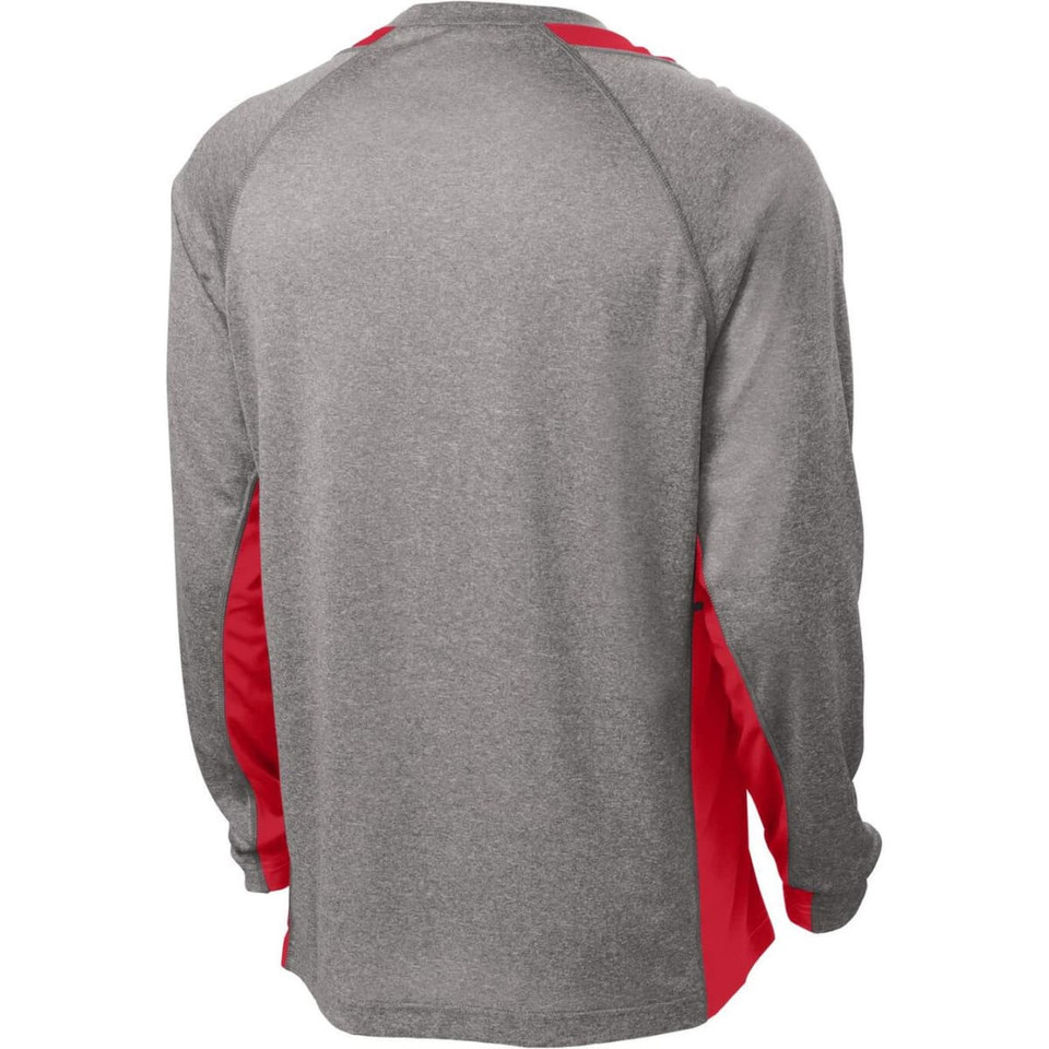 Sport-Tek Long Sleeve Heather Colorblock Contender Tee