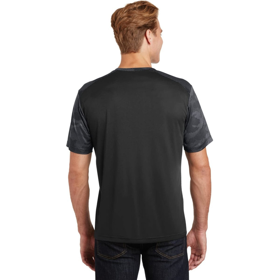 Sport-Tek CamoHex Colorblock Tee