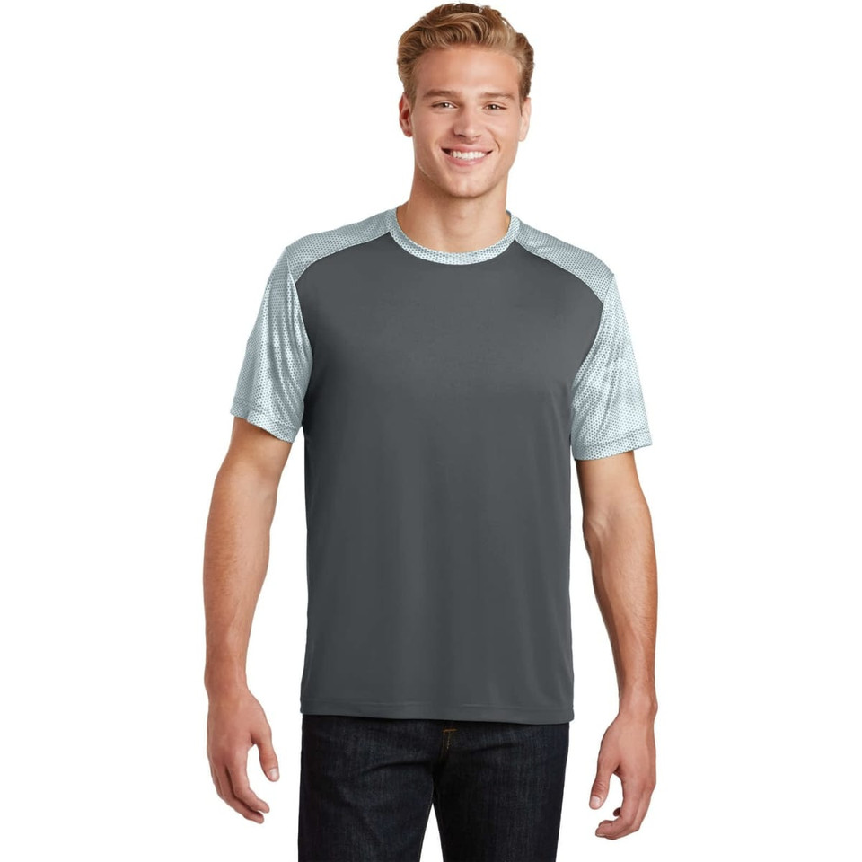 Sport-Tek CamoHex Colorblock Tee