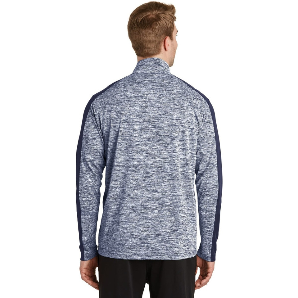Sport-Tek PosiCharge Electric Heather Colorblock 1/4-Zip Pullover