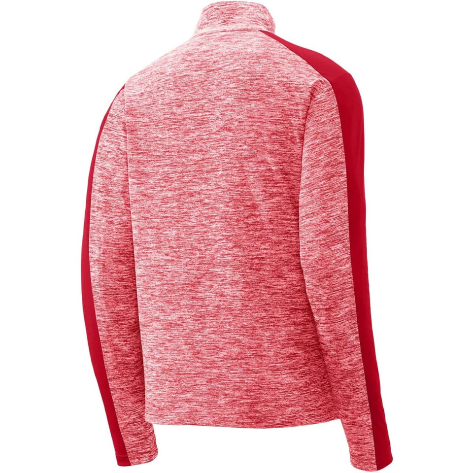 Sport-Tek PosiCharge Electric Heather Colorblock 1/4-Zip Pullover